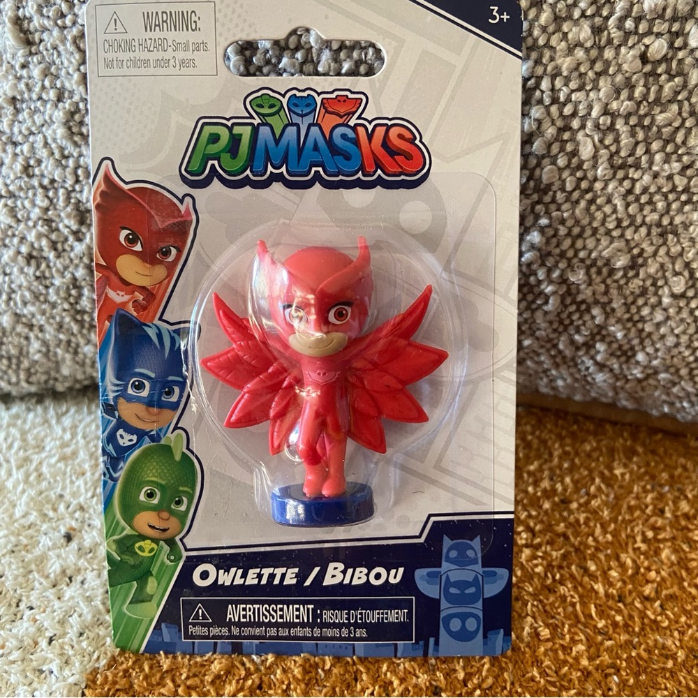 NEW Just Play PJ MASKS  Owlette- 2" Cake Topper- Figure- Toy